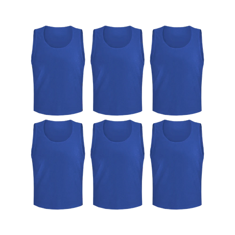 Team Practice Mesh Scrimmage Vests Sport Pinnies Training Bibs (6 Pieces)