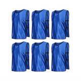 Team Practice  Scrimmage Vests Sport Pinnies Training Bibs with Open Sides (6 Pieces)