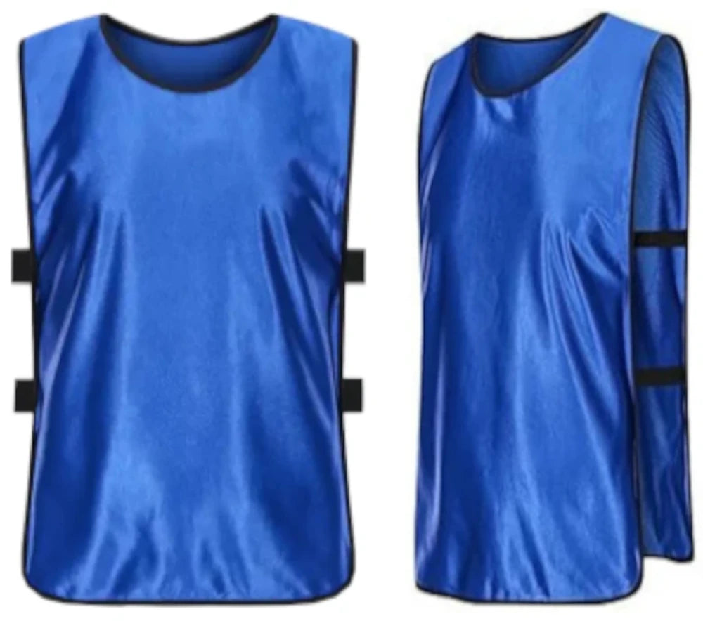 Team Practice  Scrimmage Vests Sport Pinnies Training Bibs with Open Sides (6 Pieces)