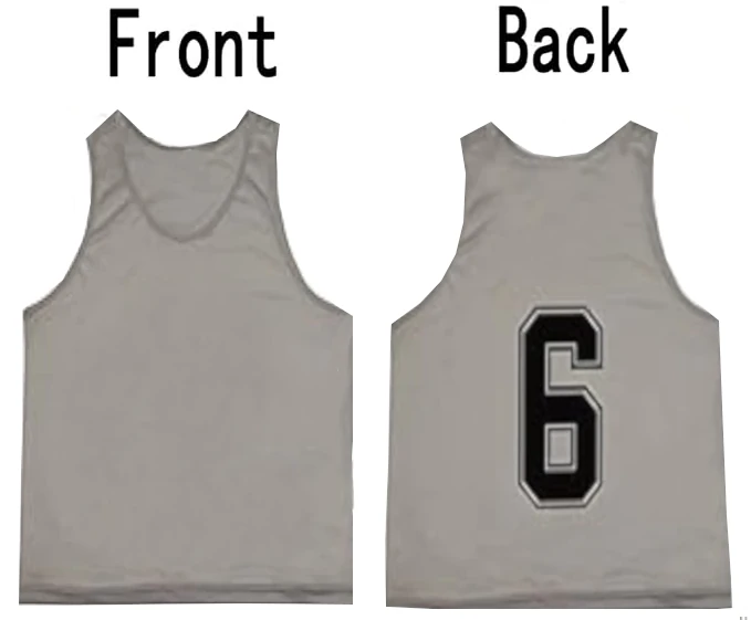 Team Practice Scrimmage Vests Sport Pinnies Training Bibs Numbered (1-12)