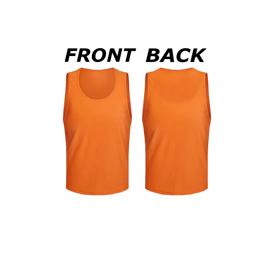 Team Practice Mesh Scrimmage Vests Sport Pinnies Training Bibs (6 Pieces)