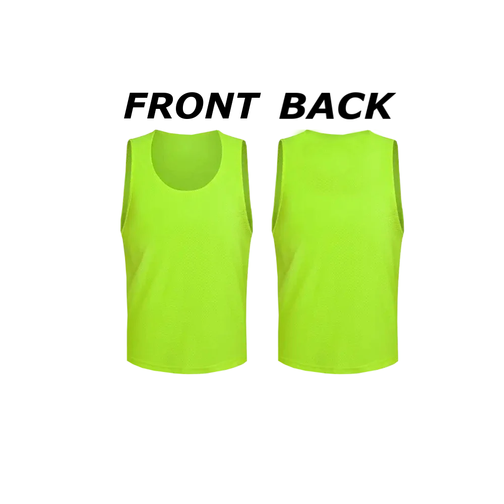 Team Practice Mesh Scrimmage Vests Sport Pinnies Training Bibs (6 Pieces)