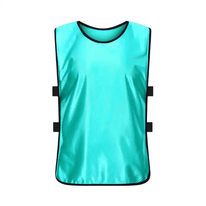 Team Practice Scrimmage Vests Sport Pinnies Training Bibs with Open Sides (12 Pieces)