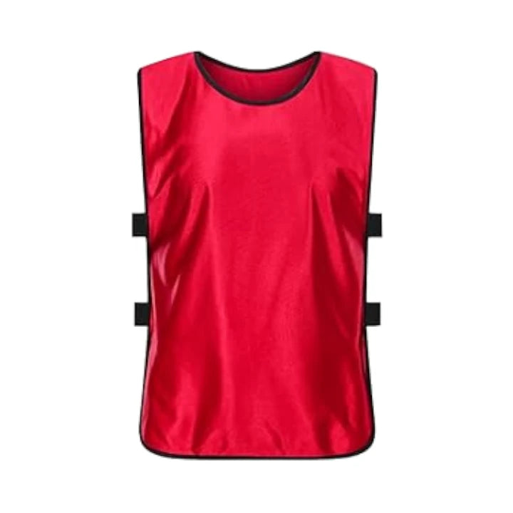 Team Practice Scrimmage Vests Sport Pinnies Training Bibs with Open Sides (12 Pieces)