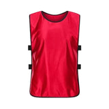 Team Practice Scrimmage Vests Sport Pinnies Training Bibs with Open Sides (12 Pieces)