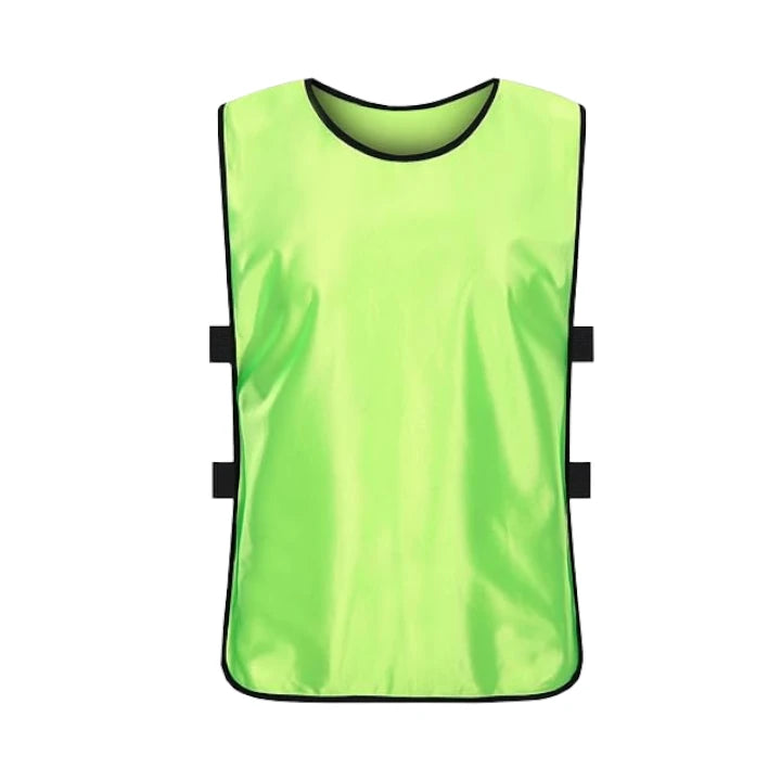 Team Practice Scrimmage Vests Sport Pinnies Training Bibs with Open Sides (12 Pieces)