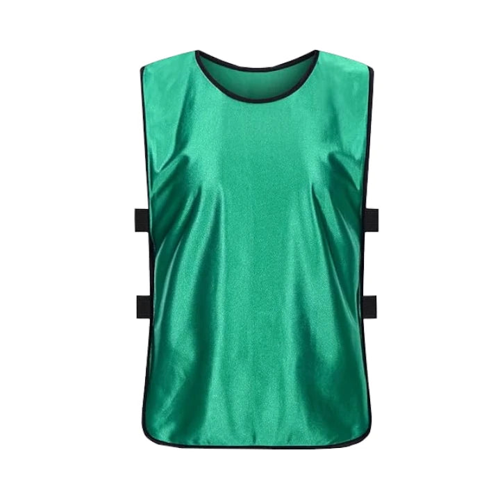 Team Practice Scrimmage Vests Sport Pinnies Training Bibs with Open Sides (12 Pieces)