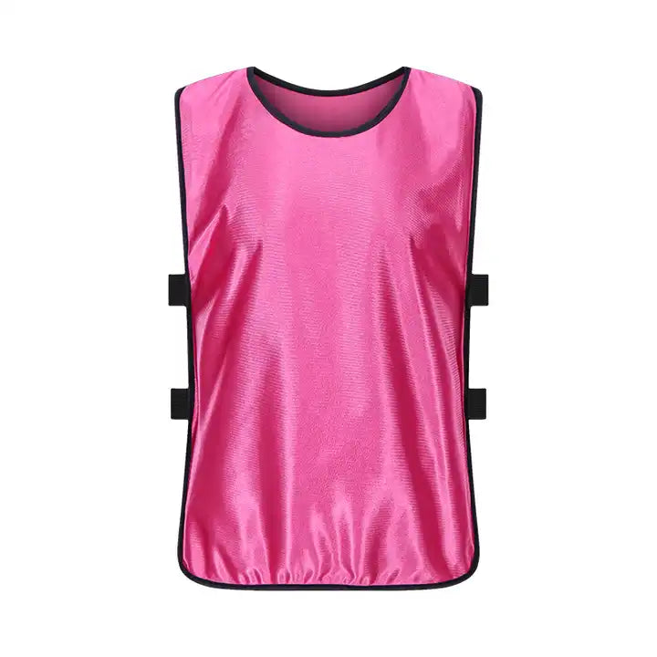 Team Practice Scrimmage Vests Sport Pinnies Training Bibs with Open Sides (12 Pieces)