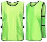 Team Practice  Scrimmage Vests Sport Pinnies Training Bibs with Open Sides (6 Pieces)