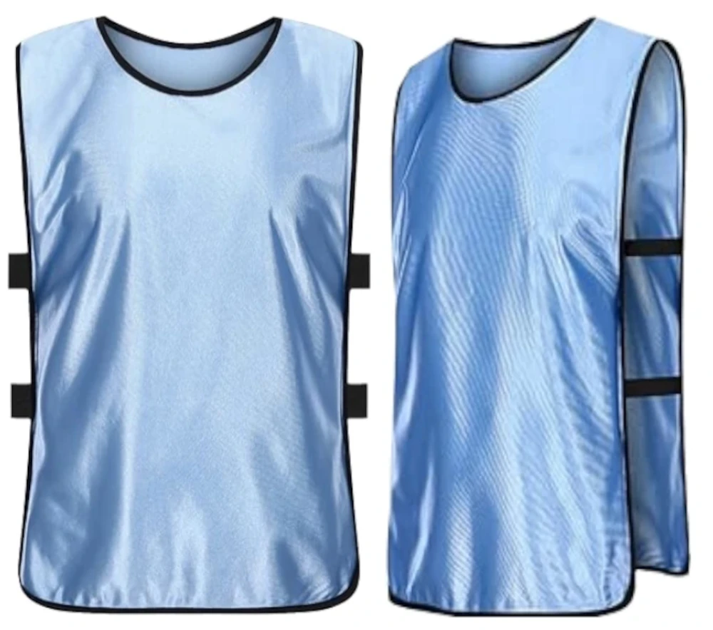 Team Practice  Scrimmage Vests Sport Pinnies Training Bibs with Open Sides (6 Pieces)